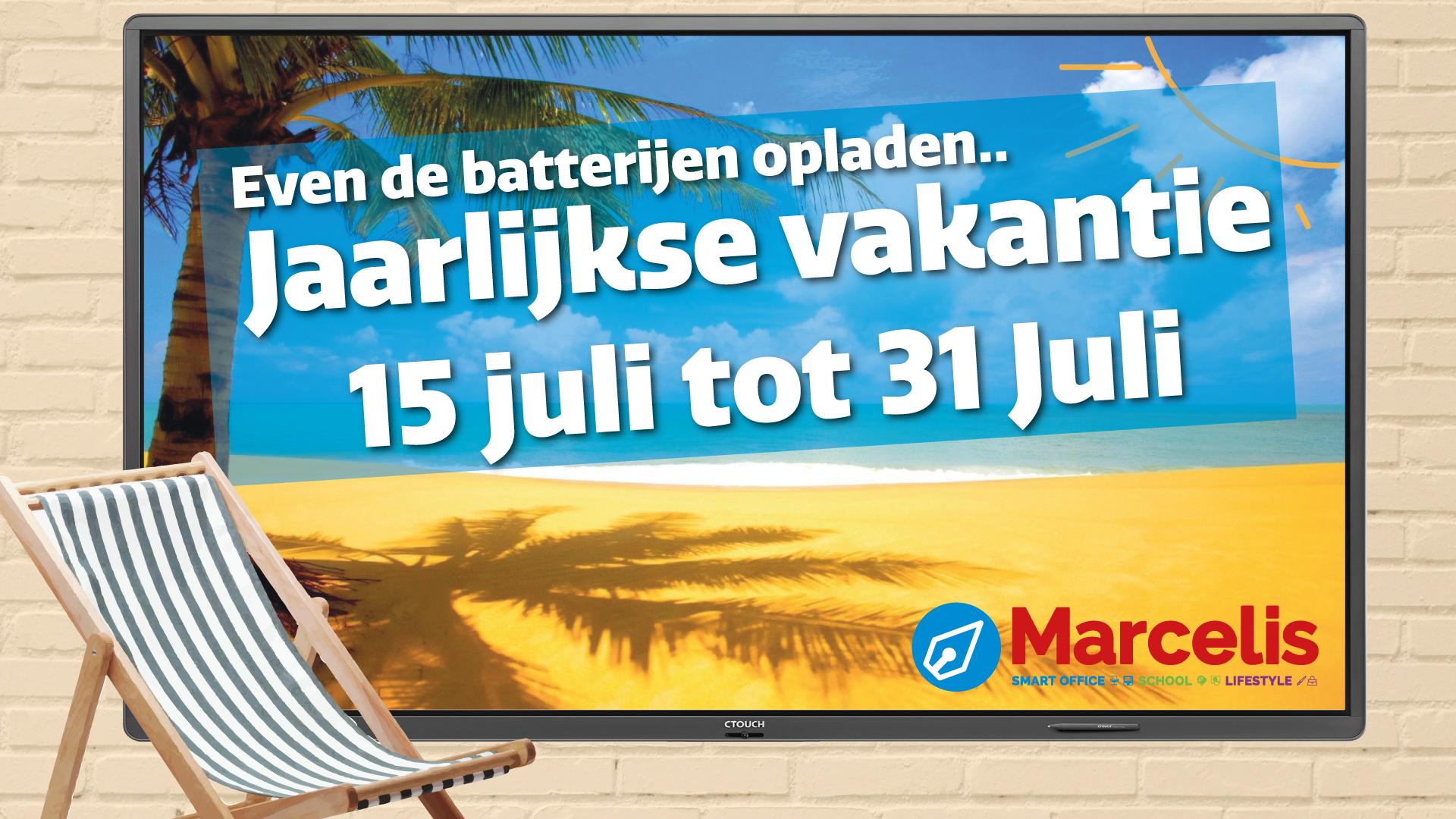 Marcelis ctouch jaarlijkse vakantie 2024